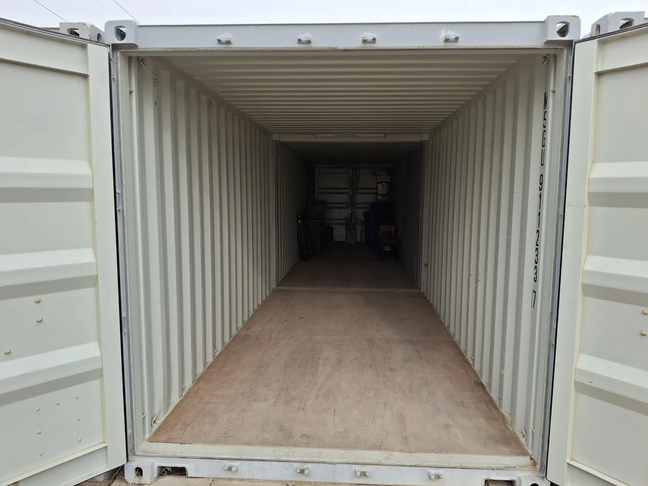 As-is shipping container — affordable for DIY projects